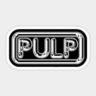 Pulp English Band logo Sticker